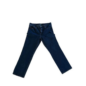 LRL Lauren Ralph Lauren Women's Blue Straight Leg Jean Size 14